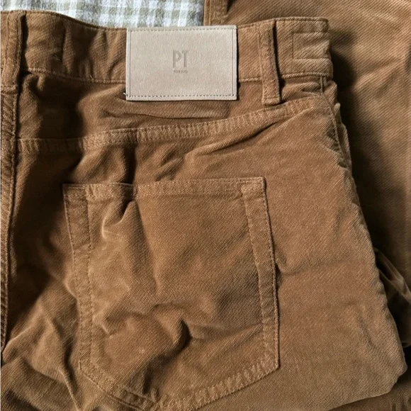Torino Men's Tan Corduroy Pants